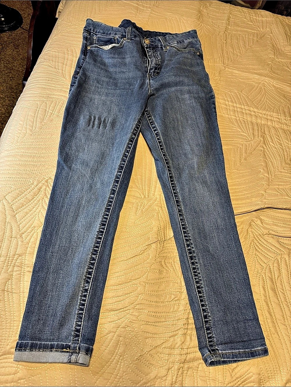Seven7 Skinny 7 Women's Blue Jeans Waist 16